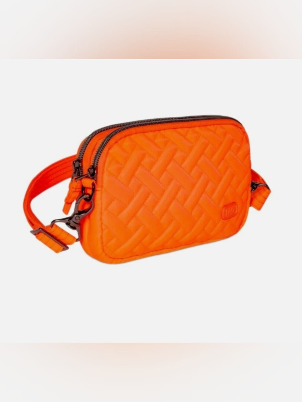 NWT Lug Coral Coupe XL Convertible Crossbody Bag With Circle Coin Pouch